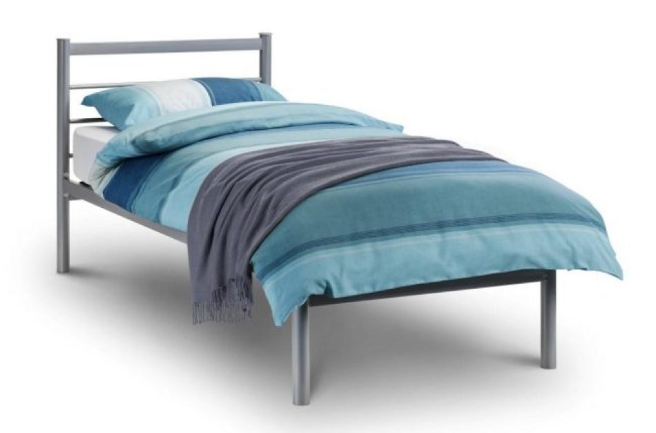 Simple Silver Bed 337