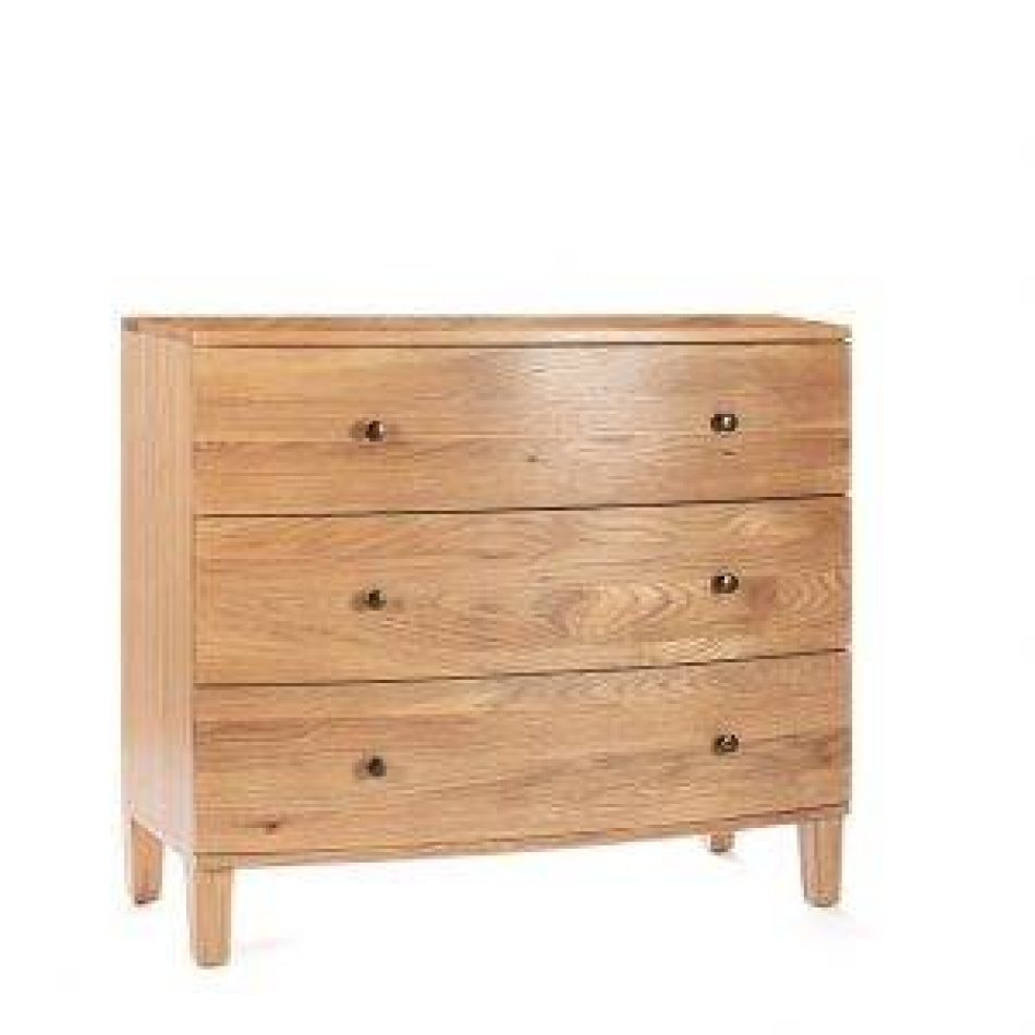 Curved 3 Drawer Chest